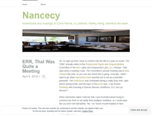 Tablet Screenshot of nancecy.com